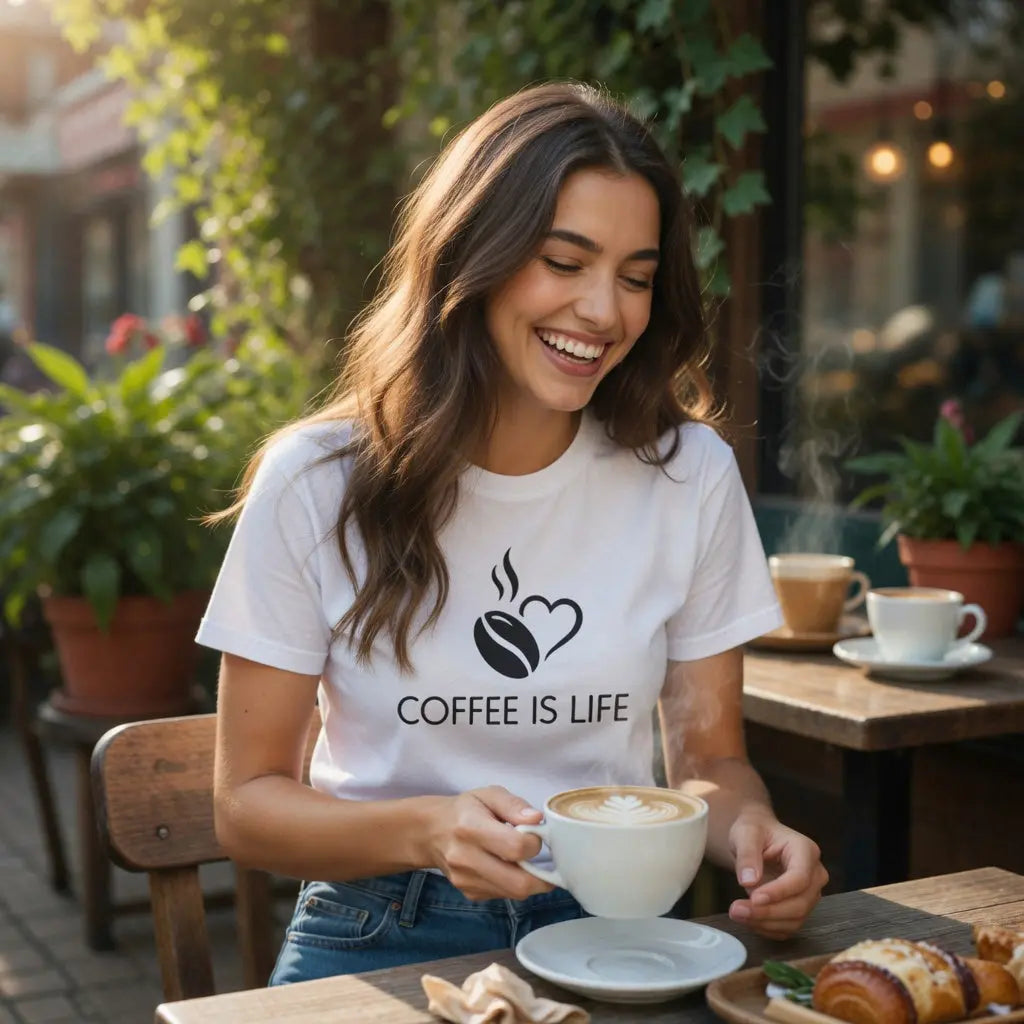 Coffee-Themed Word Shirts